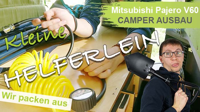 Helferlein auf Reisen Mitsubishi Pajero V60 Reisemobil Camper Ausbau