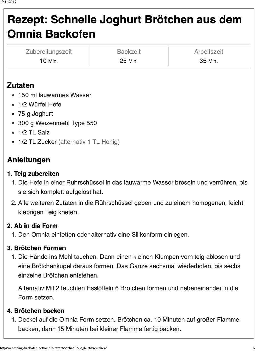 Joghurt Brötchen Omnia Rezept Joghurt Brötchen Omnia Rezept